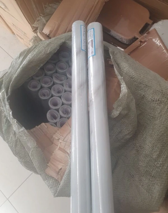 Beyaz Yapışkanlı Silinebilir Mutfak Tezgah Folyosu 5M X 60Cm