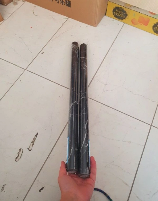 Siyah Yapışkanlı Silinebilir Mutfak Tezgah Folyosu 5M X 60Cm