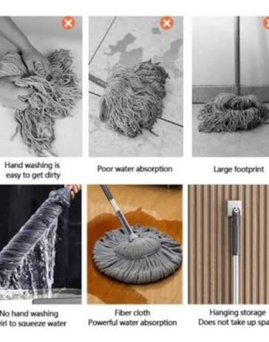 Kendinden Sıkmalı Dönerli Mop Paspas