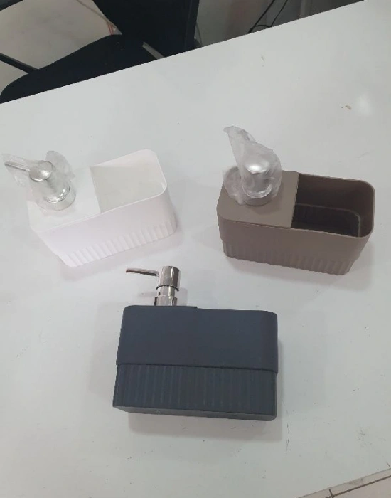 Sünger Bölmeli Sıvı Sabunluk Yatay Brns