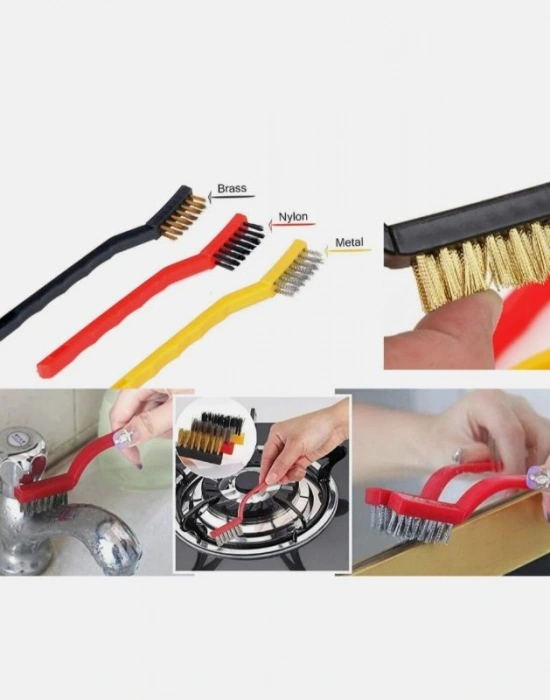 3Lü Detay Temizleme Fırçası