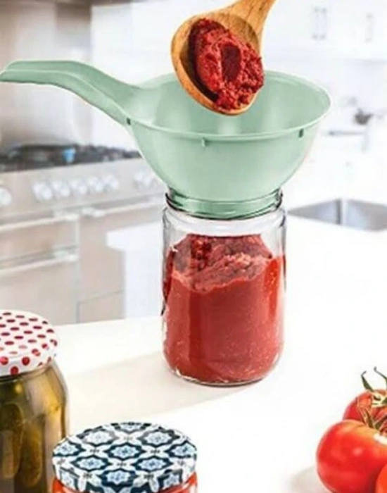 Saplı Kavanoz Koserve Hunisi