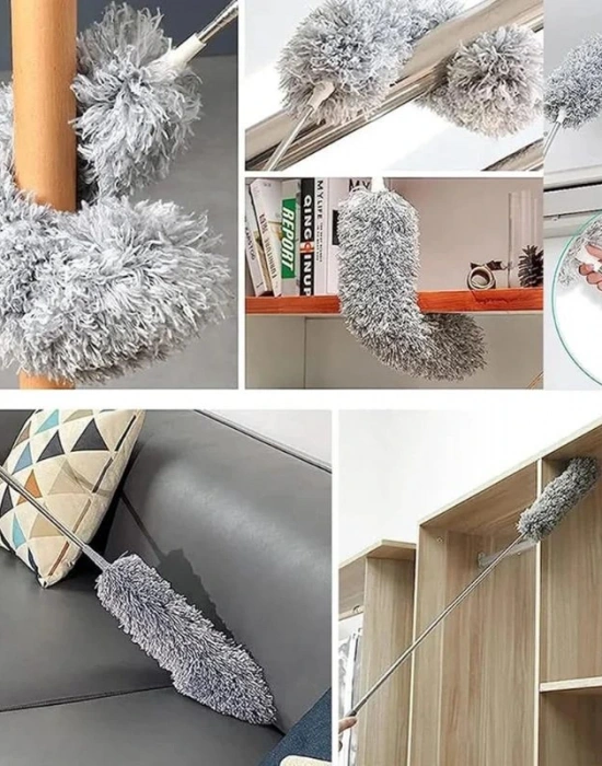 Püssküllü Teleskopik Toz Mop