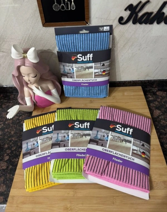 Suff Mikrofiber Flieder Leylak Mutfak Yer Bezi Kurulama Bezi 50X70