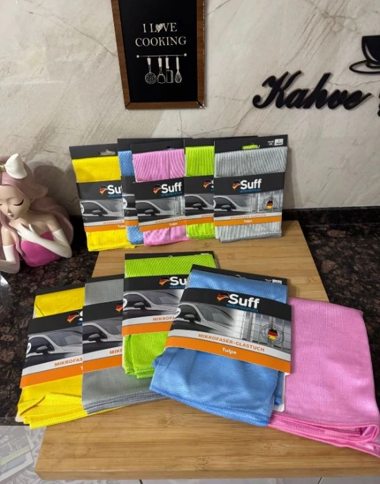 Suff Mikrofiber Lale Tulpe Cam Ayna Bezi 50X70