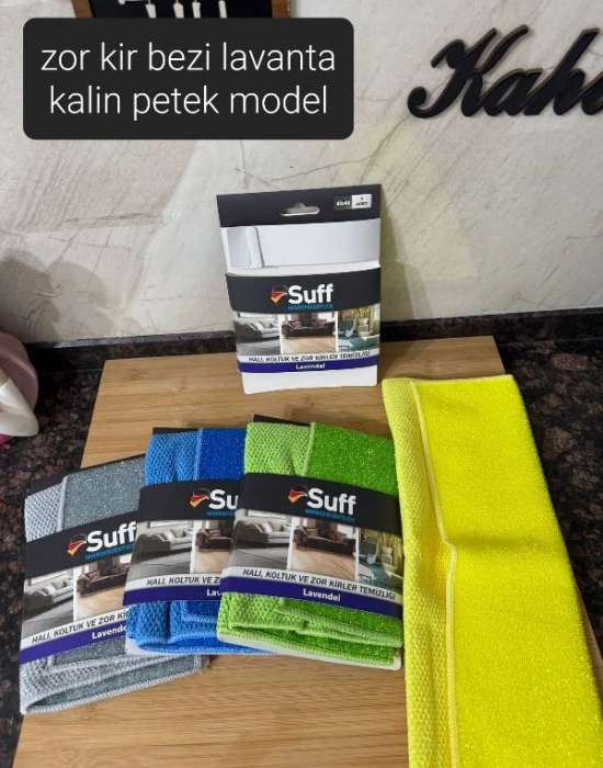 Suff Lavendel Petek Model Tırtıklı Zor Kir Bezi 40X40
