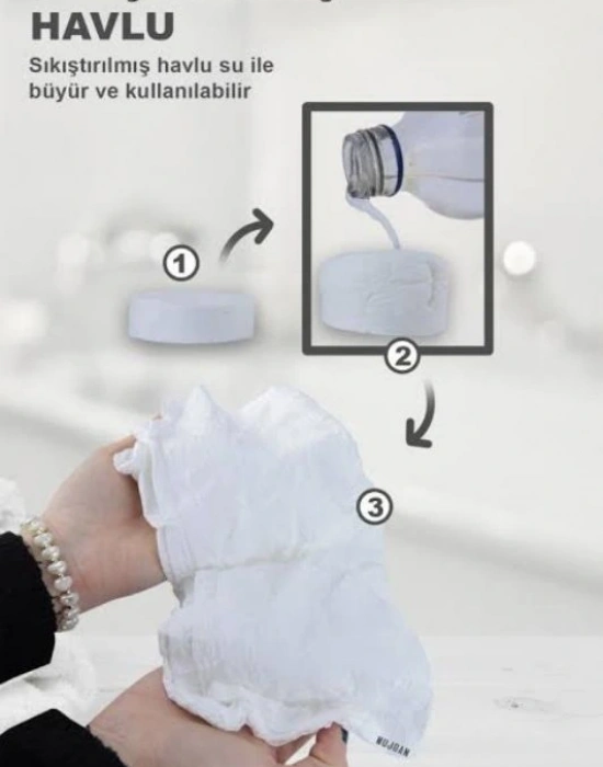 Sıkıştırılmış Havlu Tekli