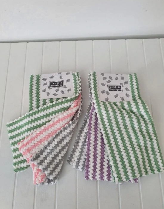 Waffle Bez Lüks Dalgalı Süper Emici 3Lü