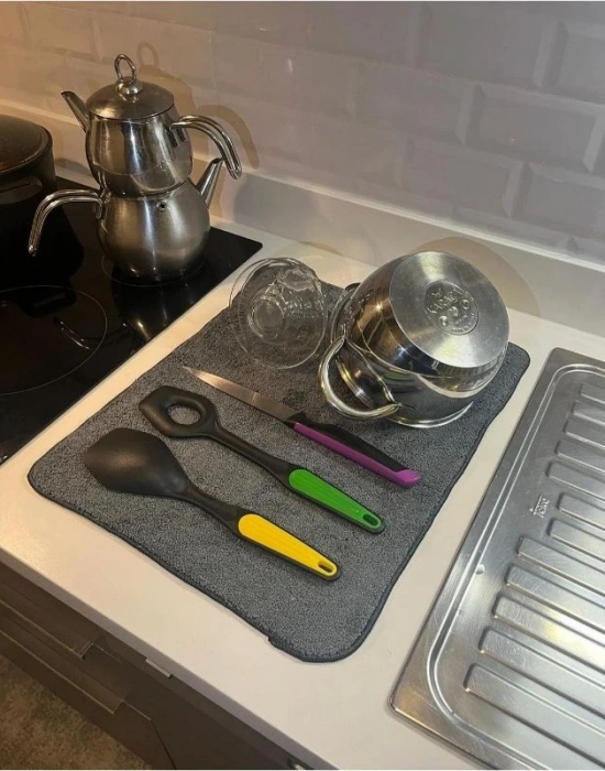 Miss Çok Amaçlı Mikrofiber Bulaşık Kurulama Matı