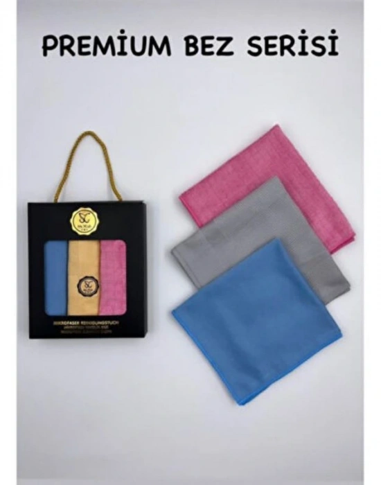 3Lü Mikrofiber Bez Solingen Cam Bezi