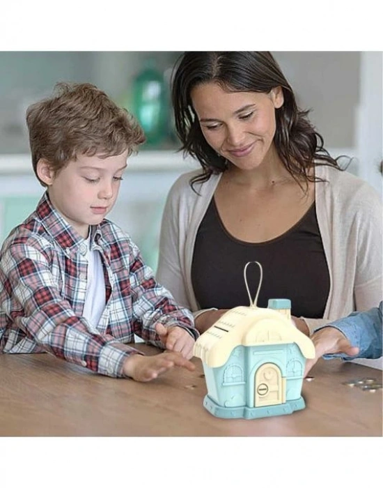 Ev Şeklinde Kilitli Kumbara