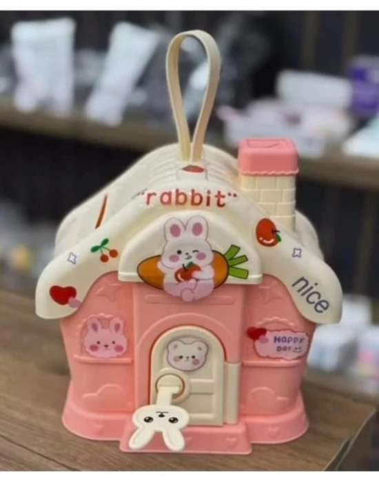 Ev Şeklinde Kilitli Kumbara