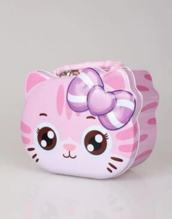 Kedi Metal Kilitli Kumbara