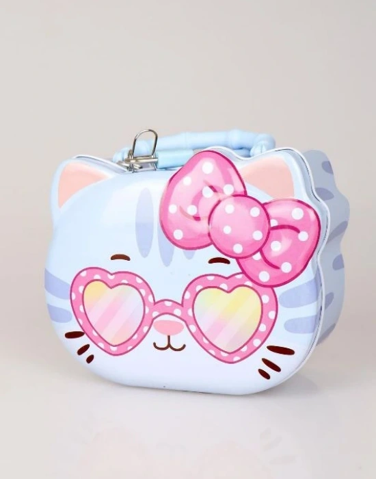 Kedi Metal Kilitli Kumbara