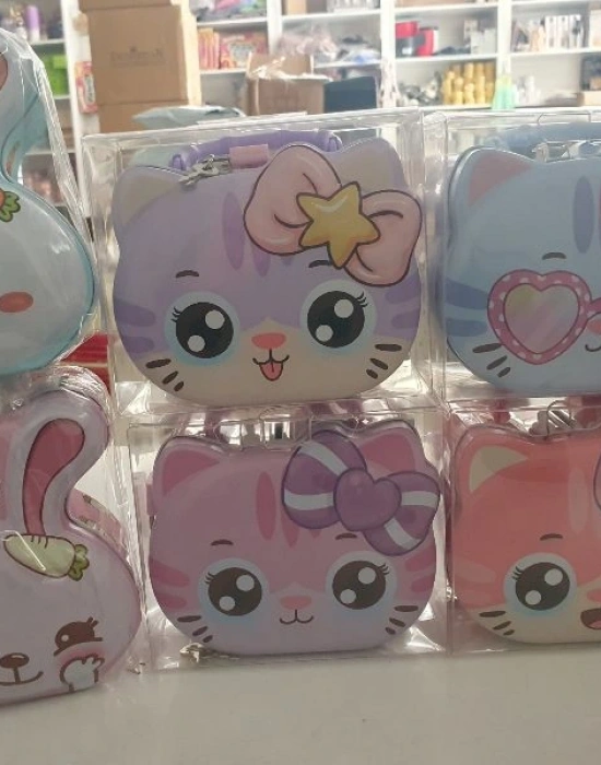 Kedi Metal Kilitli Kumbara