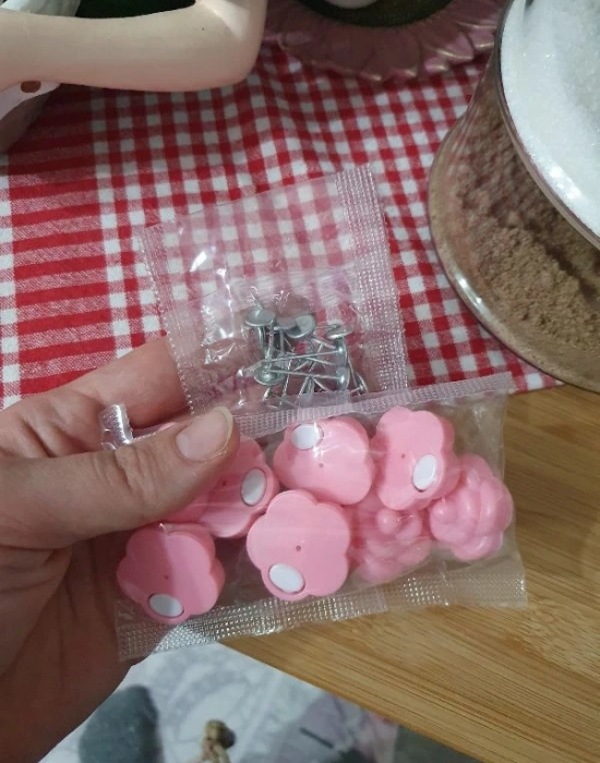 Gül Şeklinde 8Li Nevresim Sabitleme