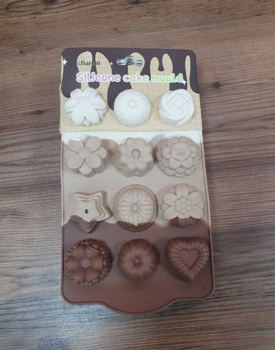 Silikon Kek Kalıbı 12Li 8749