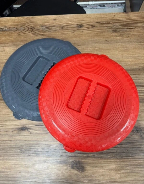 Yuvarlak Borcam Kapağı Gri