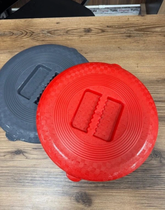 Yuvarlak Borcam Kapağı Kırmızı
