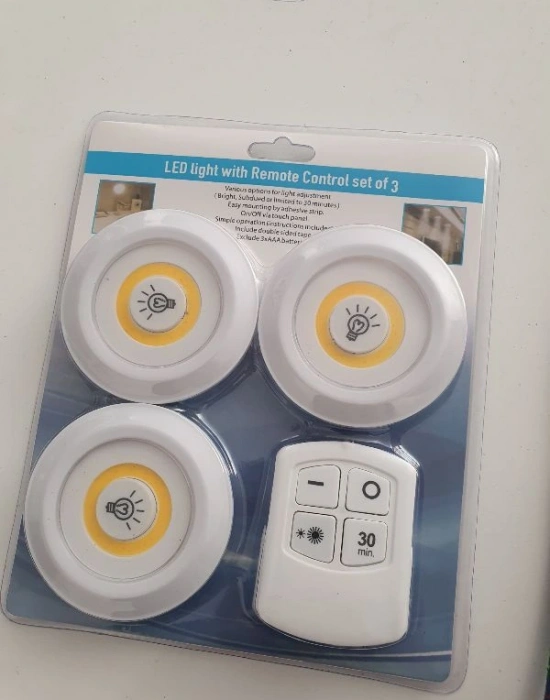 3Lü Kumandalı Led Lamba