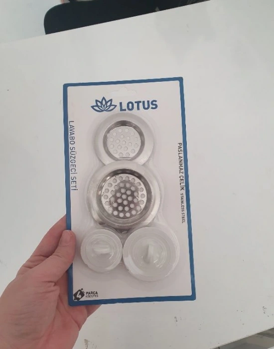 Küvet Paslanmaz Çelik Lavabo Süzgeci