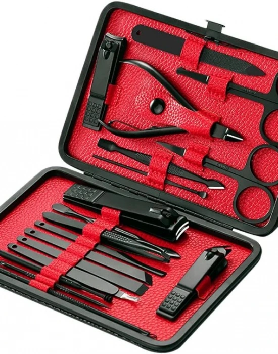 18 Parça Paslanmaz Çelik Pedikür Manikür Seti