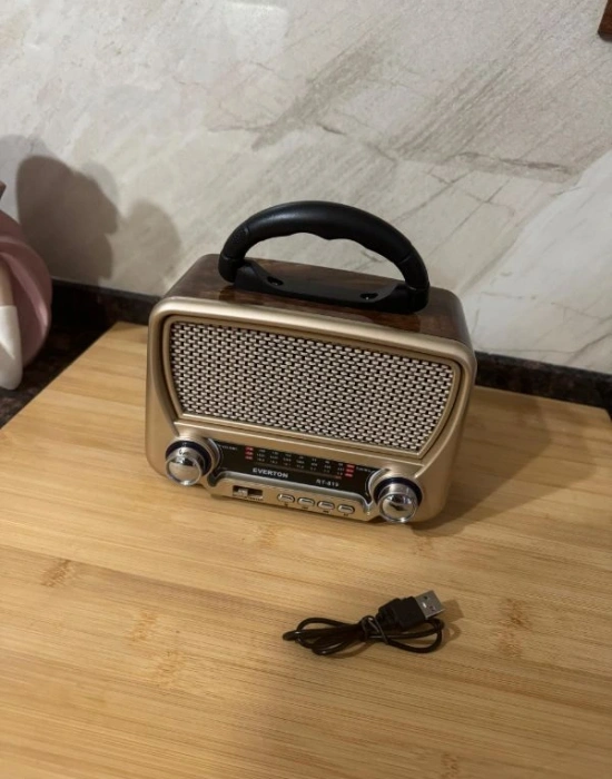 Şarjlı Güneş Enerjili Nostaljik Fenerli Radio