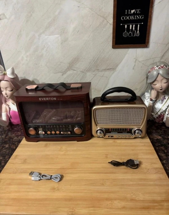 Şarjlı Güneş Enerjili Nostaljik Fenerli Radio