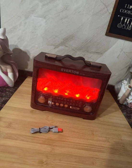 Şömine Görünümlü Nostaljik Radio