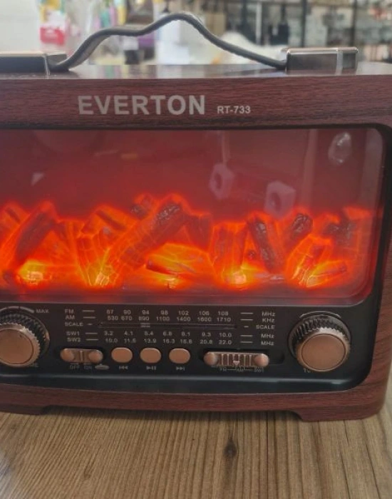 Şömine Görünümlü Nostaljik Radio
