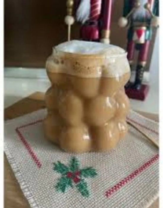 Kulpsuz Üzümlü Boncuk Pinterest Sunum Bardağı 300Ml