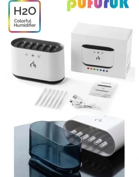 Püfürük 6 Başlıklı Humıdıfıer H2O Oda Hava Nemlendirici