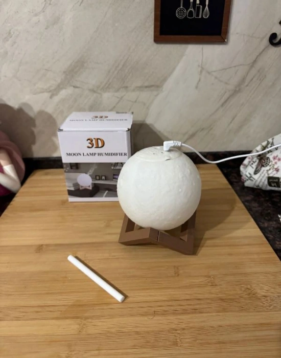 3D Dolunay Hava Nemlendirici Ve Gece Lambası 880 Ml