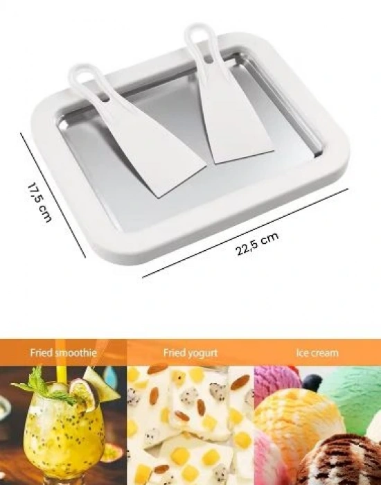 Ev Tipi Spatulalı Dondurma Tepsisi Dondurma Tavası