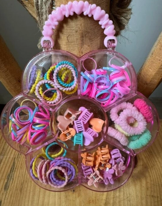 Çiçek Çantalı Toksa Seti