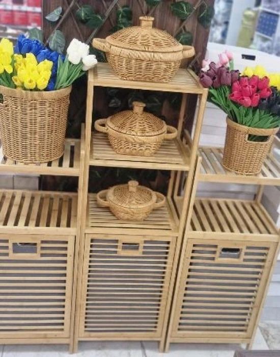 Bambu Dolap 2 Katlı