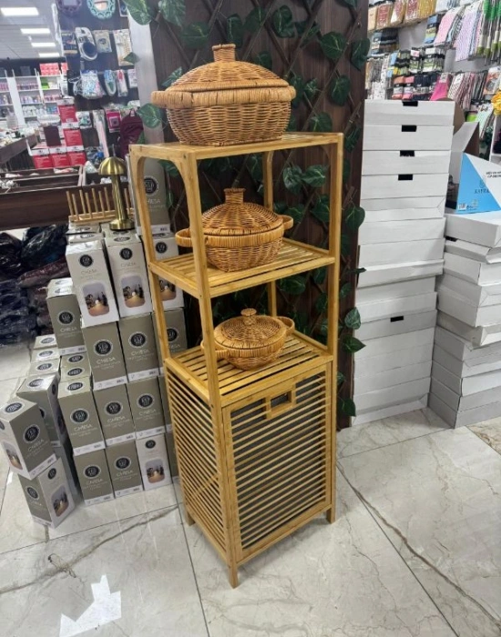 Bambu Dolap 3 Katlı