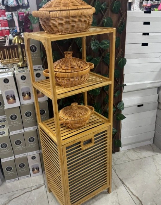 Bambu Dolap 3 Katlı