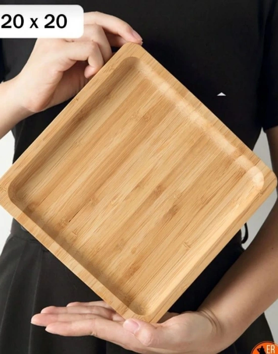 Bambu 7 Parça Pasta Seti 20x20 Cm