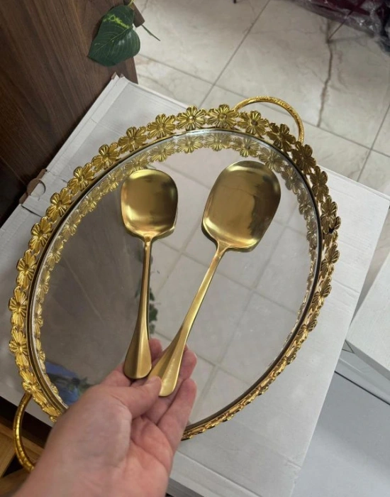 Servis Kaşığı Küçük Gold