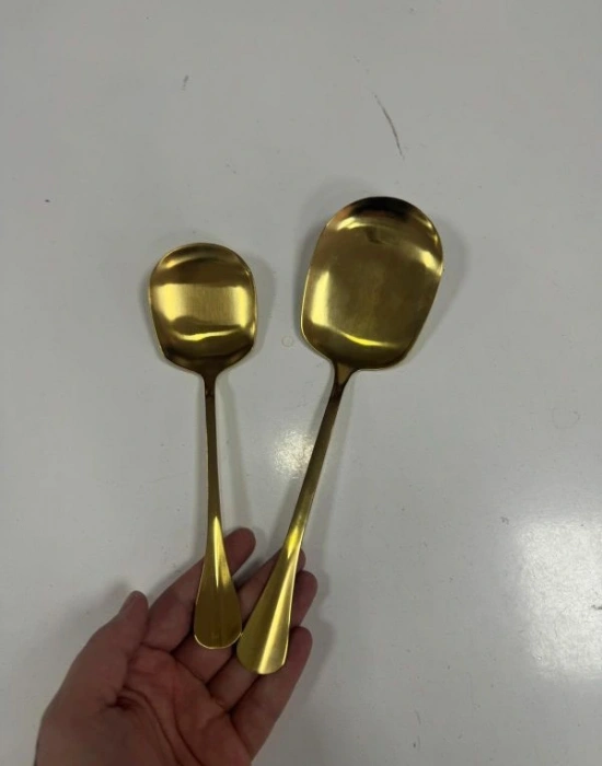 Servis Kaşığı Büyük Gold