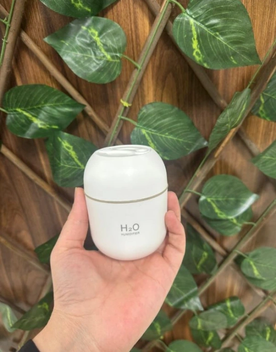 Mini Buhar Makinesi Beyaz Eko 220 Ml Hava Nemlendirici H20