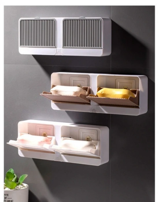 Çiftli Sabunluk Katı Sabunluk Kutusu