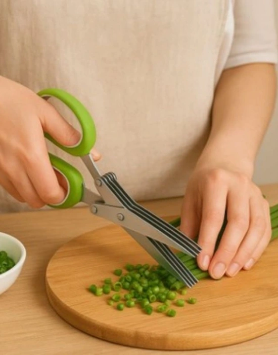 Sebze Doğrama Makası 3 Bıçaklı