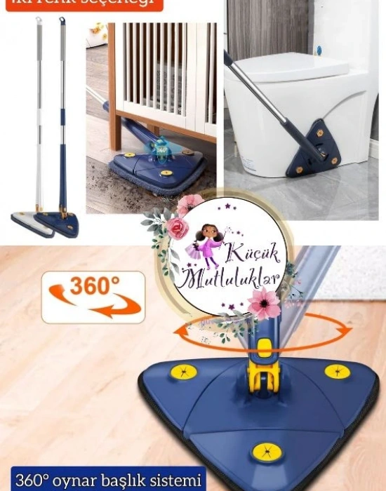 Kendinden Sıkmalı Üçgen Mop