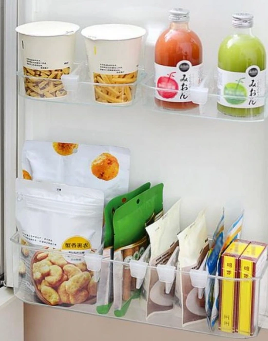 Buzdolabı Raf Düzenleyici Askı 4lü