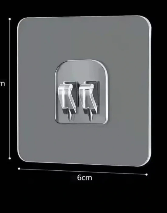 Güçlü Yapışkanlı Sticker Askı Tutucu Yeni Nesil Askı 4lü