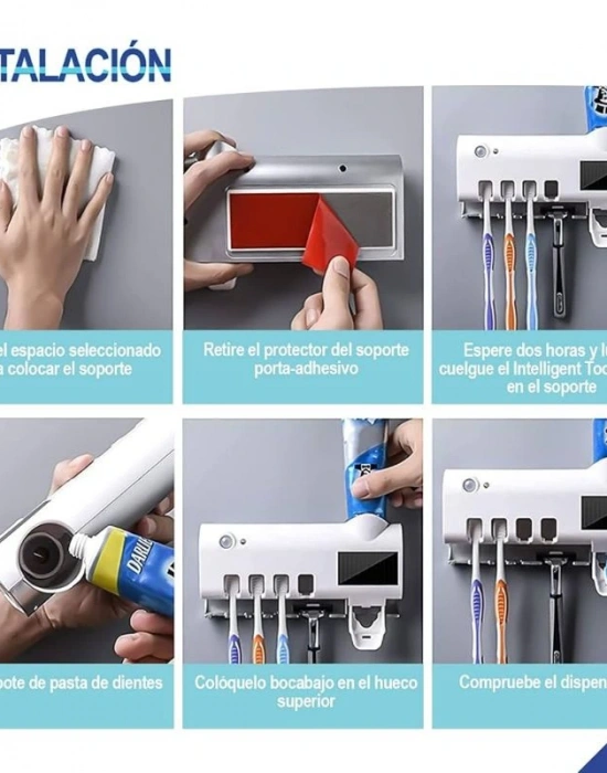 Ultraviyole Otomatik Diş fırçası Diş Macunu Tutucu Stand