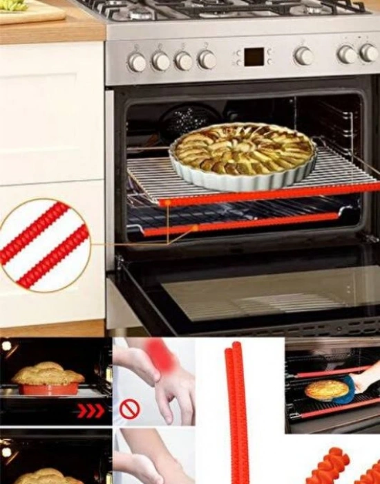 Silikon Fırın Izgara Tepsi Sap Tutucu