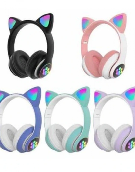 Kedili Kulaklık Mint Yeşili